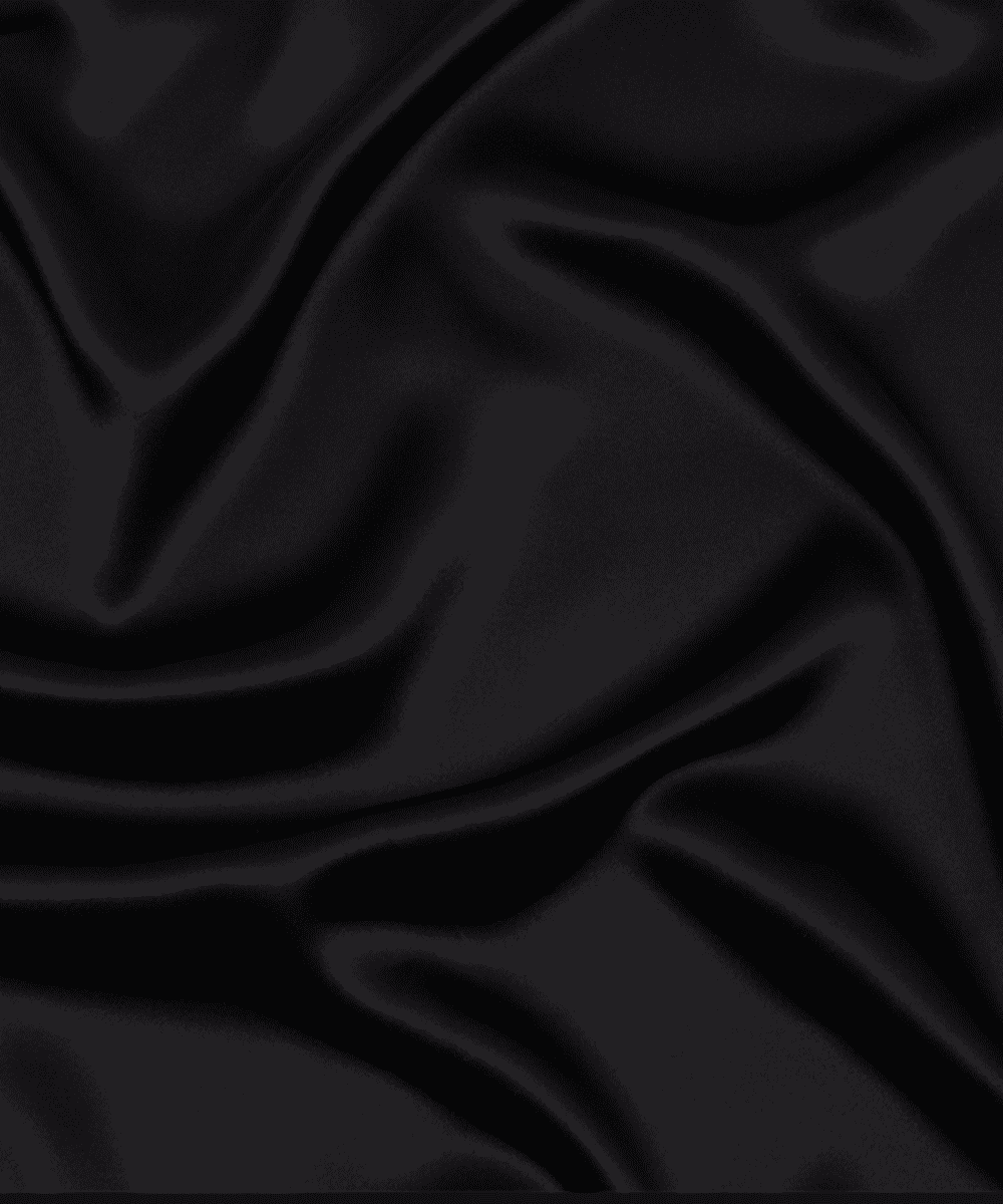 Silky Stretch Satin Fabric by Yard 60" Inch Wide - Charmeuse Satin Fabric for Gowns, Weddings Decor, Table Sheets, DIY Crafts, Sewing (Black, 1 Yard)
