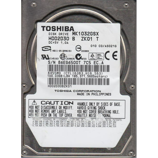 C0/AS021G, HDD2D30 B ZK01 T, Toshiba SATA 2.5 Drive - Walmart.com