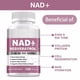thumbnail image 5 of NAD+ Resveratrol 1500 mg - para el antienvejecimiento, la energía, el enfoque y el metabolismo celular | 1-5 veces mejor, 5 of 7