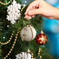 thumbnail image 5 of Hangs Brown Fabric Foam Pendants Create A Festive Atmosphere for Home Decoration, 5 of 5