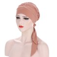 thumbnail image 2 of YAOBAMM Headwear Turban Womens Turban Hat Solid Color High Elastic Sweat Absorption Breathable Lint Free Pre Tied Machine Washable Decorative Head Scarves, 2 of 7