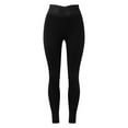 thumbnail image 3 of iopqo yoga pants women's casual running tights solid color -lifting slim-fitting lace edge stitching high-waist stretch fitness pants yoga leggingssweatpants women pants for women, 3 of 9
