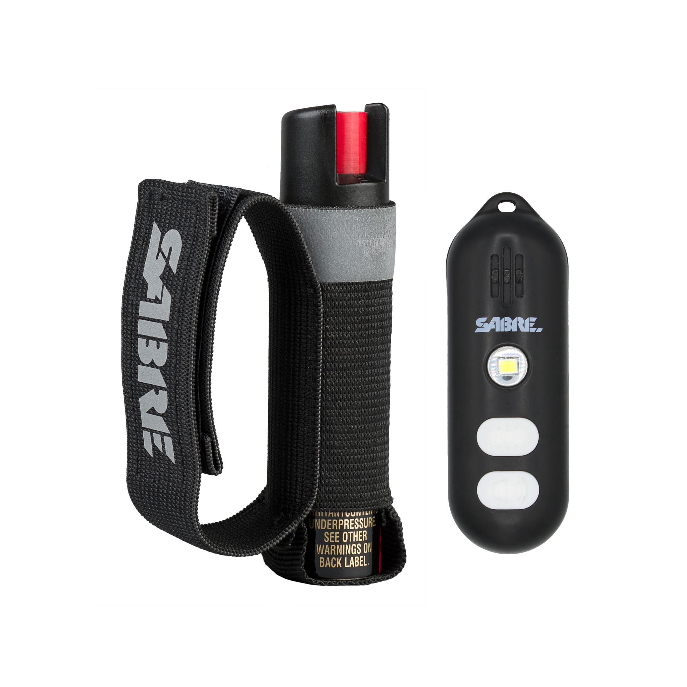 (2 pack) SABRE Running Safety Kit with Pepper Gel & Personal Alarm, Black, New, 1 Ct, Pocket Pepper Sprays