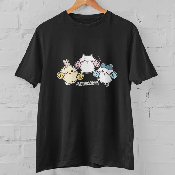 Reprint Rare Chiikawa Hachiware Usagi T Shirt Kawaii Anime Cute Unisex Graphic Tee
