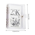 thumbnail image 2 of 12 Month Envelope Money Saving Challenge Binder, Budget Organizer for Cash Savings, Loose Leaf Binder with Cash Envelopes for Financial Planning B#045 C, 2 of 6
