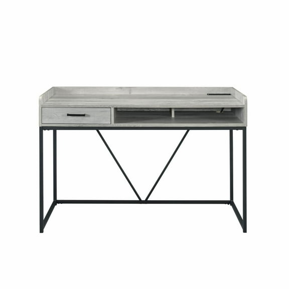 Picket House Furnishings Peyton Desk in Gray Wood