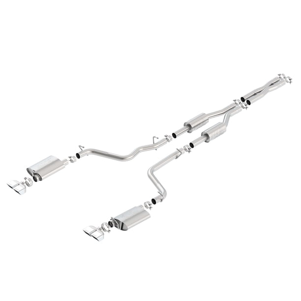 Borla 140708 ATAK CatBack Exhaust System; Dual 2.5 in.; Incl. XPipe