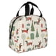 thumbnail image 2 of Easygdp Christmas Dachshund Dog Bolsa Térmica Premium - Tela Oxford Impermeable, Gran Capacidad, Bolsillo Frontal, Unisex para Trabajo, Escuela, Actividades al Aire Libre y Picnics, 2 of 8