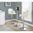 thumbnail image 4 of LumiSource Dahlia Adjustable Barstool - Set of 2, 4 of 11