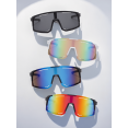 thumbnail image 1 of 1pc Unisex Large Frame Cycling Outdoor Sunglasses, Cool Design, 1 of 1
