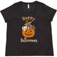 thumbnail image 3 of Inktastic Happy Halloween Kittens in Pumpkin Women's Plus Size T-Shirt, 3 of 5
