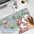 thumbnail image 4 of Long Mouse Pads for Desk,Pioneer Flower Floral Print Pattern Desk Mats on Top Of Desks, Desk Mouse Pad Extra Large with 3mm Non-Slip Base and Stitched Edge for Gaming,Office,Work,Home 31.5"x15.7", 4 of 6