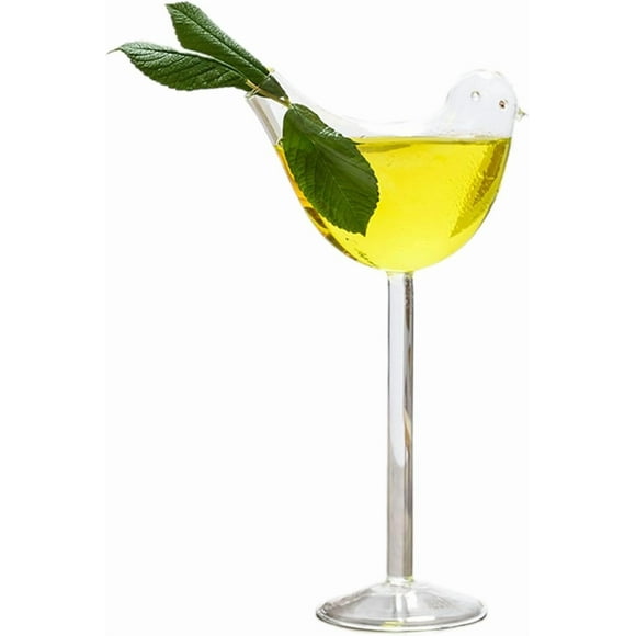 Cocktail Birds Shape Glass, Cocktail Glass Bird Glasses, 150ml Wine Glasses Cup, Bird Glass Clear Wine Glasses Set, Tall Creative Cocktail Drinking Drinkware For Parties, KTV, Wedding, Home, Bar Club
