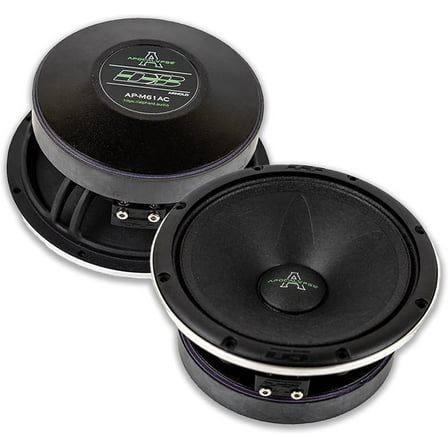 Deaf Bonce 6.5" 180W RMS 4-Ohm Mid-Range Speaker Set Apocalypse Series AP-M61AC