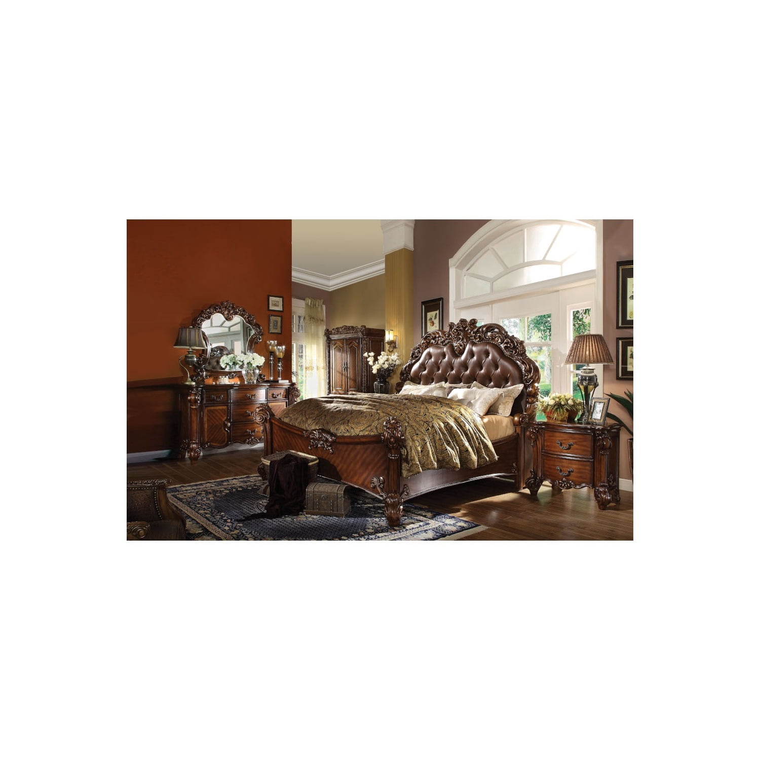 Acme Vendome Wardrobe/TV Armoire Cherry