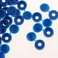 thumbnail image 3 of Abbracc 50Pcs Hinged Plastic Screw Cover Fold Caps Button For Furniture Decorative Cover Blue, 3 of 9