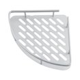 thumbnail image 1 of Aluminum Dual Tier Shower Caddy Shelf Bathroom Corner Rack Storage Towel Holder, 1 of 5