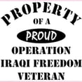 thumbnail image 2 of CafePress - Property Of Proud OIF Veteran Infant Bodysuit - Baby Light Bodysuit, Size Newborn - 24 Months, 2 of 4
