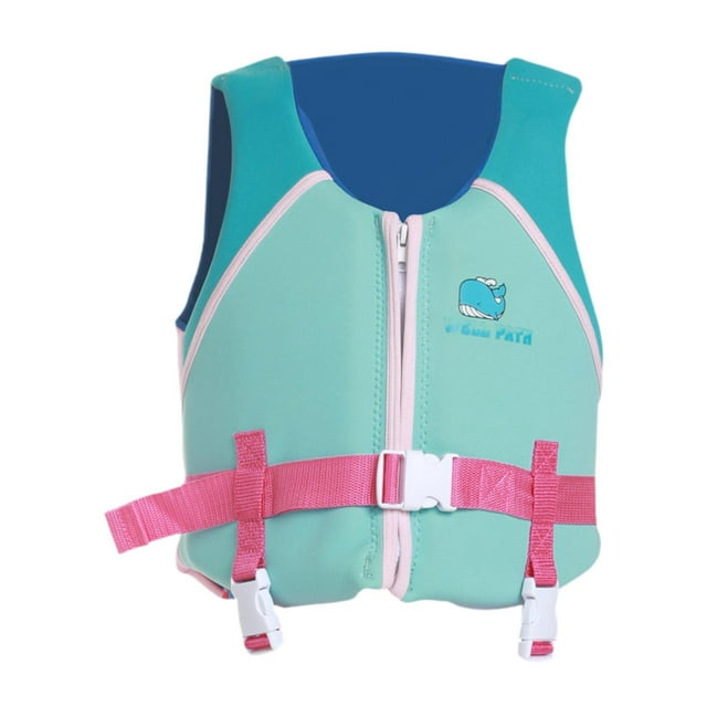 Chaleco salvavidas ligero para niños, ideal para kayak, deportes acuáticos y pesca. Rosa
