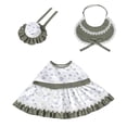thumbnail image 3 of AuroraX Farmhouse Lace Dress 23 inch Porch Goose Outfit Summer , 17-19 inch Porch Goose Clothes Sets Holiday Front Porch Goose Accessories, 3 of 7