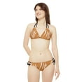 thumbnail image 3 of Effete Feline Claw Marks Scratch Strappy Bikini Set (AOP), 3 of 9