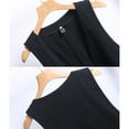 thumbnail image 5 of BYHONG Women’s Linen Blouse Sleeveless Tank Top for Women Summer Vest Coat Black XL, 5 of 5