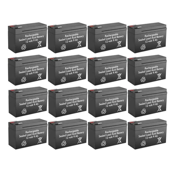 BatteryGuy Smart-UPS RM SU5000RMT5UXFMR replacement battery - BatteryGuy brand equivalent (High Rate - Qty of 16)