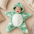 thumbnail image 3 of LRen Baby Zipper Hooded Crawling Suit Newborn Halloween Romper Infant Jumpsuit Winter Warm Playwear Halloween Gifts,（0-3 Months）, 3 of 7