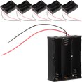 thumbnail image 3 of 6pcs Wired 3 x 3.7V AA Battery Holder Plastic Case Battery Storage Case, 3 of 8