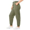 thumbnail image 3 of Woman Within Plus Size Petite Better-Fleece Pull-On Jogger Sweatpants, 3 of 3