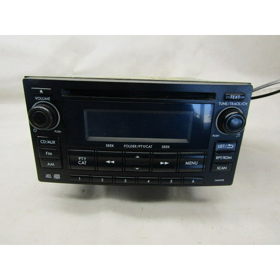 Pre-Owned 2012-2014 Subaru Impreza AM FM CD Radio Receiver OEM LKQ (Good)