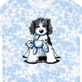 thumbnail image 4 of Inktastic B/w Parti Doodle Dog T-Shirt, 4 of 5