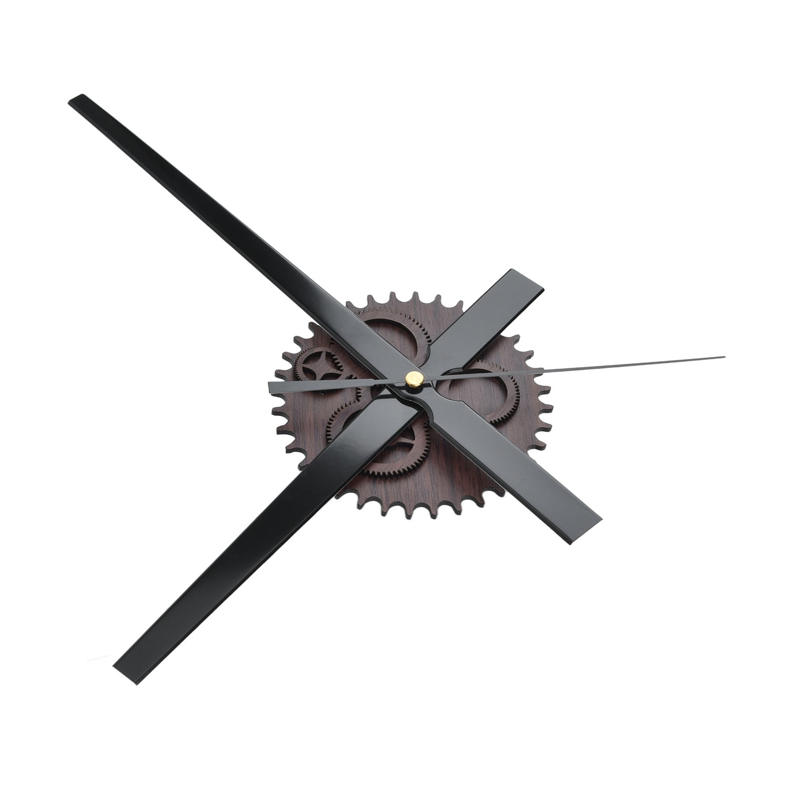 DIY Wall Clock, Little Gear 3D Decorative Effect Silent Movement