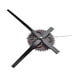 thumbnail image 4 of Reloj de pared sin marco, reloj de pared DIY, reloj de pared sin marco, reloj de pared DIY, decoración de alta capacidad, 4 of 12