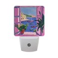 thumbnail image 6 of Yayeee LED Plug in Night Light for The Home with Auto Dusk to Dawn Light Sensors, 2 Pack, Purple Window Scene, 6 of 6