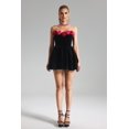 thumbnail image 2 of Minivestido de terciopelo Dress Finise Flowers para mujer, 2 of 6