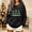 Black, variant on Dolkfu Green Christmas Sweatshirts for Women Funny Long Sleeve Crew Neck Christmas Tree Star Fall Winter Sweatshirt Stylish Refreshing Relaxed Fit,M