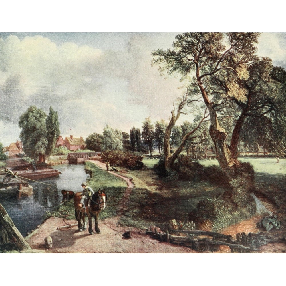 Flatford Mill Constable 1909 Poster Print by John