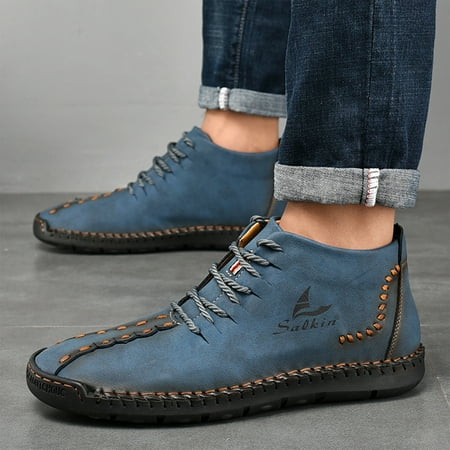 

KUNPENG-Men s High Top Mountaineering Shoes For Leisure Couple Shoes Men s Shoes