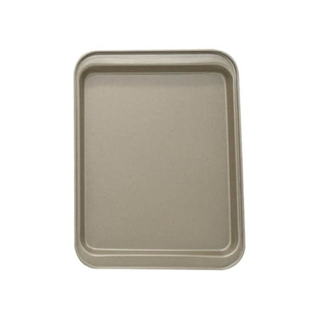 

Rectangle Baking Pan Cookie Biscuit Pastry Stainless Steel Baking Oven Tray Non-stick Coating Small Gold
