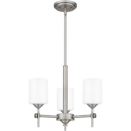 

3 Light Pendant in Traditional Style-10 inches Tall and 17 inches Wide-Antique Polished Nickel Finish Bailey Street Home 71-Bel-4618392