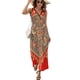 thumbnail image 1 of Vestido Largo Sin Mangas Para Mujer, Paisley Print Traje Informal Para Cumpleaños, Verano, 1 of 5