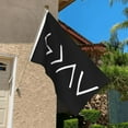 thumbnail image 6 of Christian God is Greater Than The Highs and Lows Cross Black Flag 3 x 5 Feet Preppy Room Decor Funny Flags Aesthetic Dorm Room Flags Outdoor Large Flags for Room Teen Girls, 6 of 9