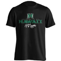 University of Hawaii Rainbow Warriors Mom Proud Parent Short Sleeve T-Shirt