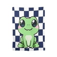thumbnail image 2 of Kawaii Frog Throw Blanket for Couch 60x50, 2 of 6