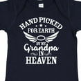 thumbnail image 4 of Inktastic Handpicked for Earth by My Grandpa in Heaven Angel Wings Boys or Girls Baby Bodysuit, 4 of 5