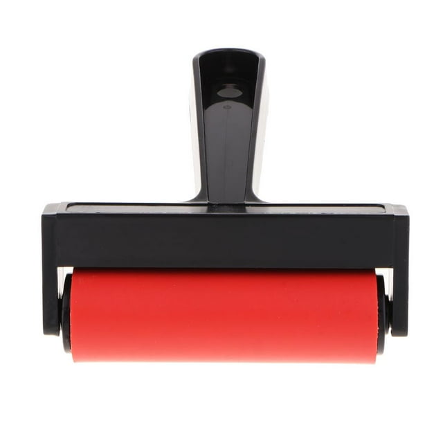 10cm Rubber Blocks Printing Roller Brush For Art Crafts Decoupage Tool For Paper Fabric Printing