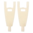 thumbnail image 1 of KAKOWELY 2pcs Replacement Tissue Dispenser Key Universal Paper Towel Dispenser Keys Bathroom Tissue Holder Replacement Paper Towel Dispenser Keys2.52"X0.94"X0.2", 1 of 4