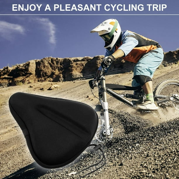 Coussin de siège de selle de vélo d'exercice détachable