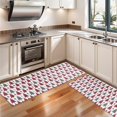 thumbnail image 3 of Kitchen Rugs Sets Of 2,Red and Gray Christmas Tree Pattern Anti Fatigue Kitchen Mat Rugs Non Slip Washable,Decorative Kitchen Floor Mats for Kitchen,Sink,Laundry,17"X47", 3 of 5